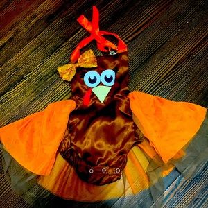 Turkey thanksgiving romper